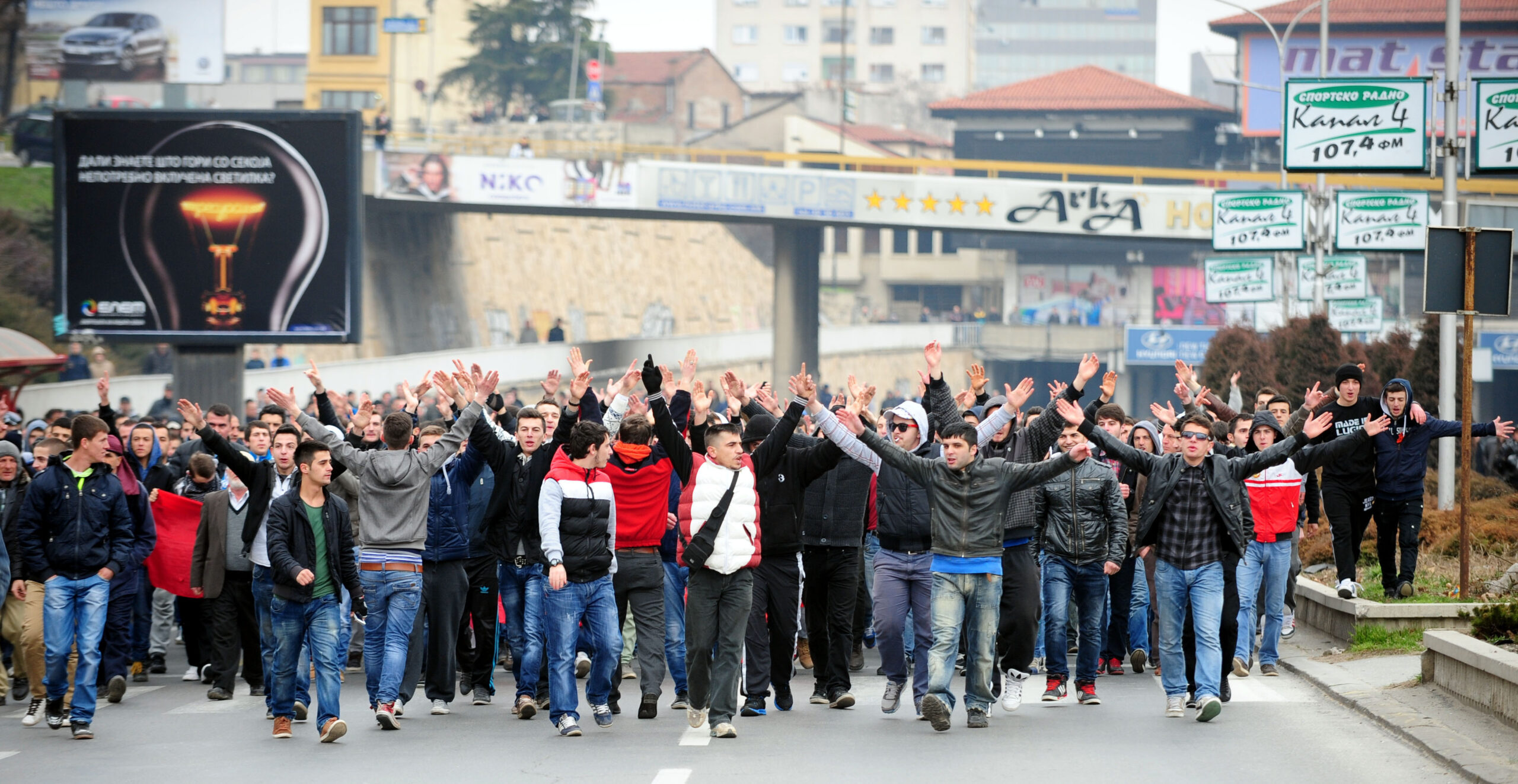 At least 22 people injured in Macedonia riots