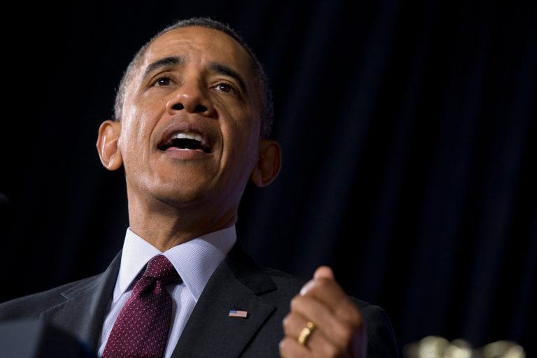 Obama administration officials, in damage control over a report showing Obamacare would eliminate 2.5 million full-time jobs over the next decade, sought to refute claims Tuesday that President Obama's signature domestic achievement would harm the economy. (AP/Jacquelyn Martin)