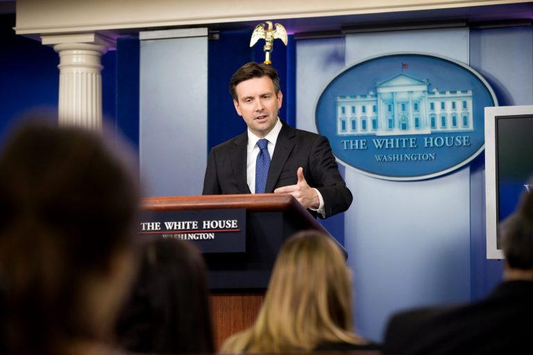 Josh Earnest likened the Iran deal to the Nuclear Test-Ban Treaty of 1963. (AP Photo/Andrew Harnik)