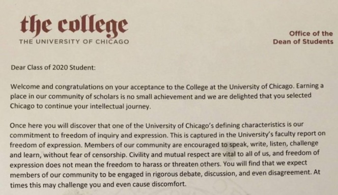 Two Steps Back at University of Chicago?