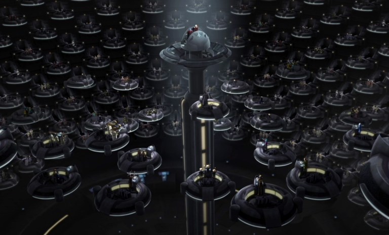 A top Senate Democrat's office late Thursday compared the GOP move to end the filibuster for Supreme Court nominees to the dissolving of the Imperial Senate in 