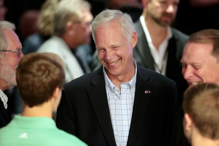 Johnson began the cycle as the upper chamber's most vulnerable incumbent and consistently trailed Feingold. (Michael P. King/Wisconsin State Journal via AP)