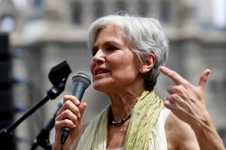 Donald Trump viewed the Green Party's Jill Stein as such a little threat, he said that a vote for Stein is a good thing. (AP Photo/Alex Brandon, File)