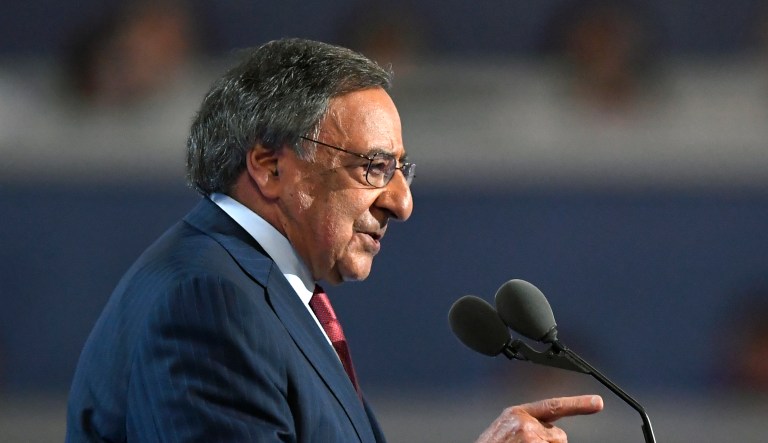 Leon Panetta, who also served as White House chief of staff for former President Bill Clinton, said it's unusual for the security clearance process to take as long as it has, especially since President Trump has passed the one-year mark of being in office. (AP Photo/Mark J. Terrill)