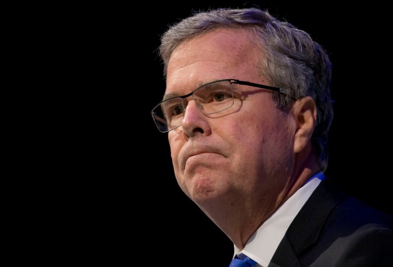 Jeb Bush asserts that when it comes to foreign policy, he should not be confused with his brother or his father. (AP Photo)