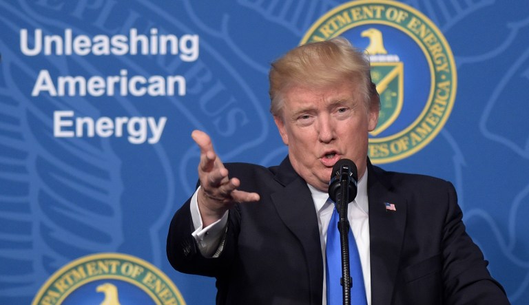 President Trump has nominated industry adviser and lawyer Kevin McIntyre to lead the nation's top energy watchdog, the Federal Energy Regulatory Commission. (AP Photo/Susan Walsh)