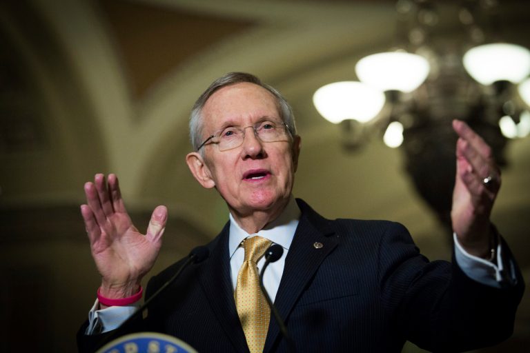 Senate Majority Leader Harry Reid told reporters on Thursday that he was told on Wednesday the debt ceiling would not expire until 