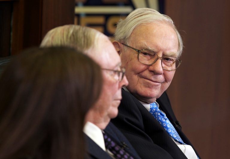 FILE - In this May, 6, 2013, file photo, Berkshire chairman and CEO Warren Buffett is interviewed in Omaha, Neb. Buffett is offering a refresher course on his approach to investing in his 2014 annual letter to Berkshire Hathaway Inc. shareholders.  (AP Photo/Nati Harnik, File)