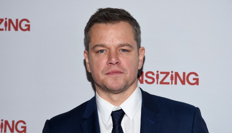 Actor Matt Damon called the photo of Sen. Al Franken a 