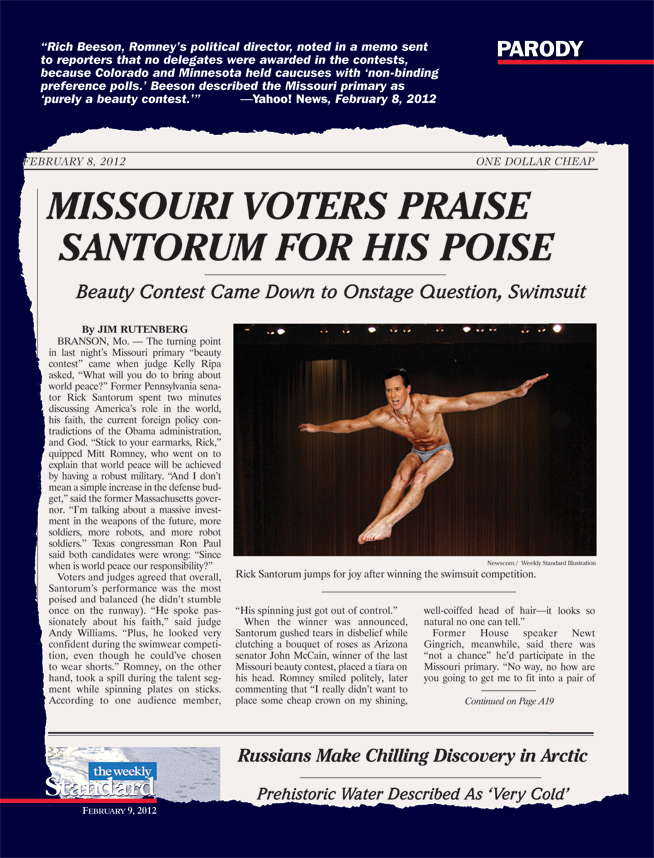 Missouri Voters Praise Santorum for His Poise