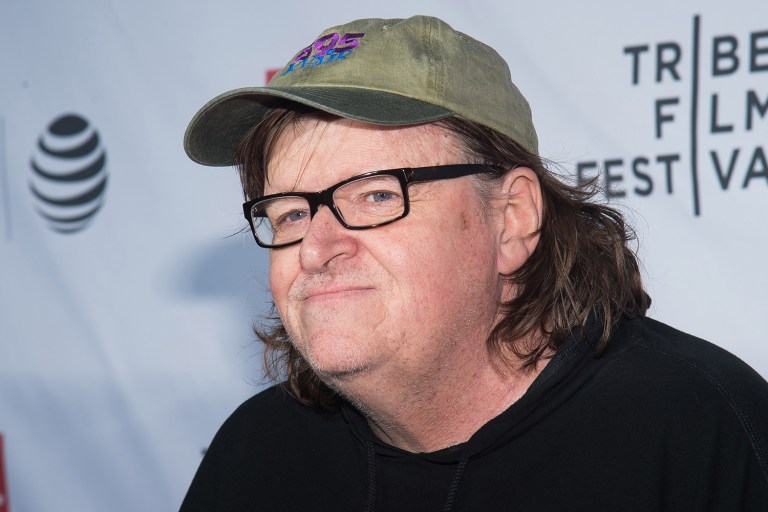 Michael Moore said he was fearful of Hillary Clinton's prospects as far back as the primary in his home state of Michigan. (Photo by Charles Sykes/Invision/AP)