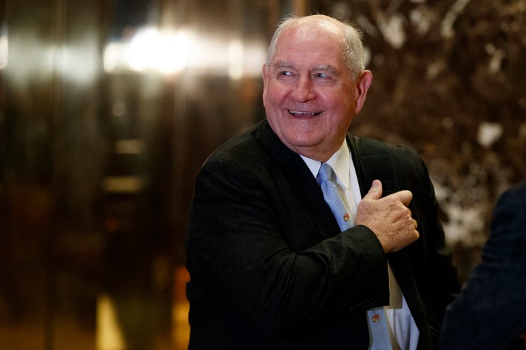 President-elect Trump formally nominated former Georgia Gov. Sonny Perdue as his secretary of agriculture pick Thursday morning.
