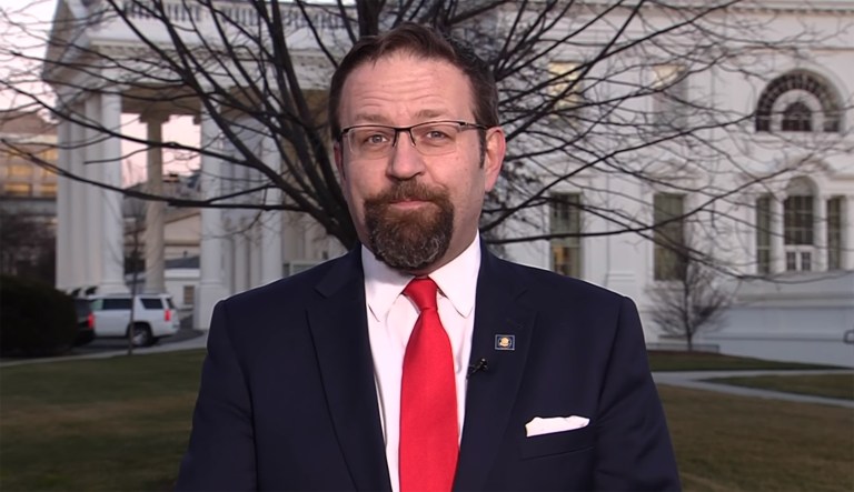 Friday marked Sebastian Gorka's last day at the White House. (Image courtesy screenshot)
