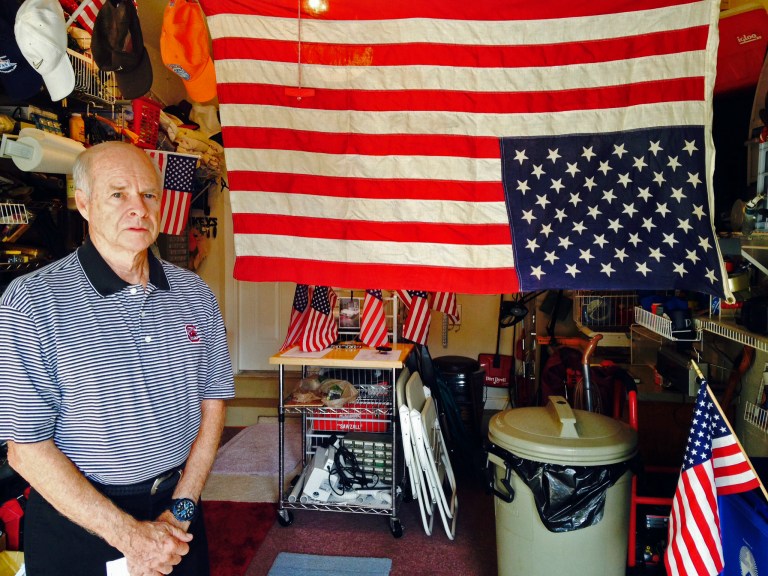 Tiny flag creates big stir for Florida retiree