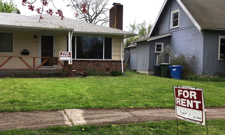 Forty-eight percent of renters, or 21 million people, spent more than 30 percent of their income on rent in 2015, according to a new report. (AP)