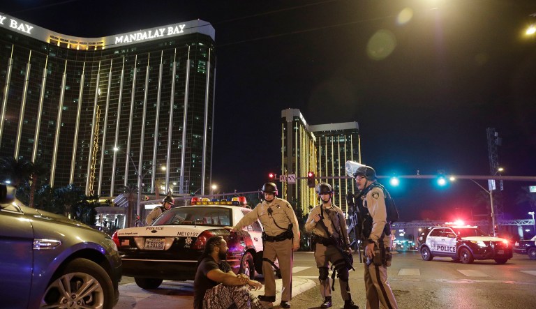 The elder Paddock was born in 1926 and had been convicted of bank robbery, automobile larceny, and confidence game, according to an FBI wanted notice published in 1969. (AP Photo/John Locher)