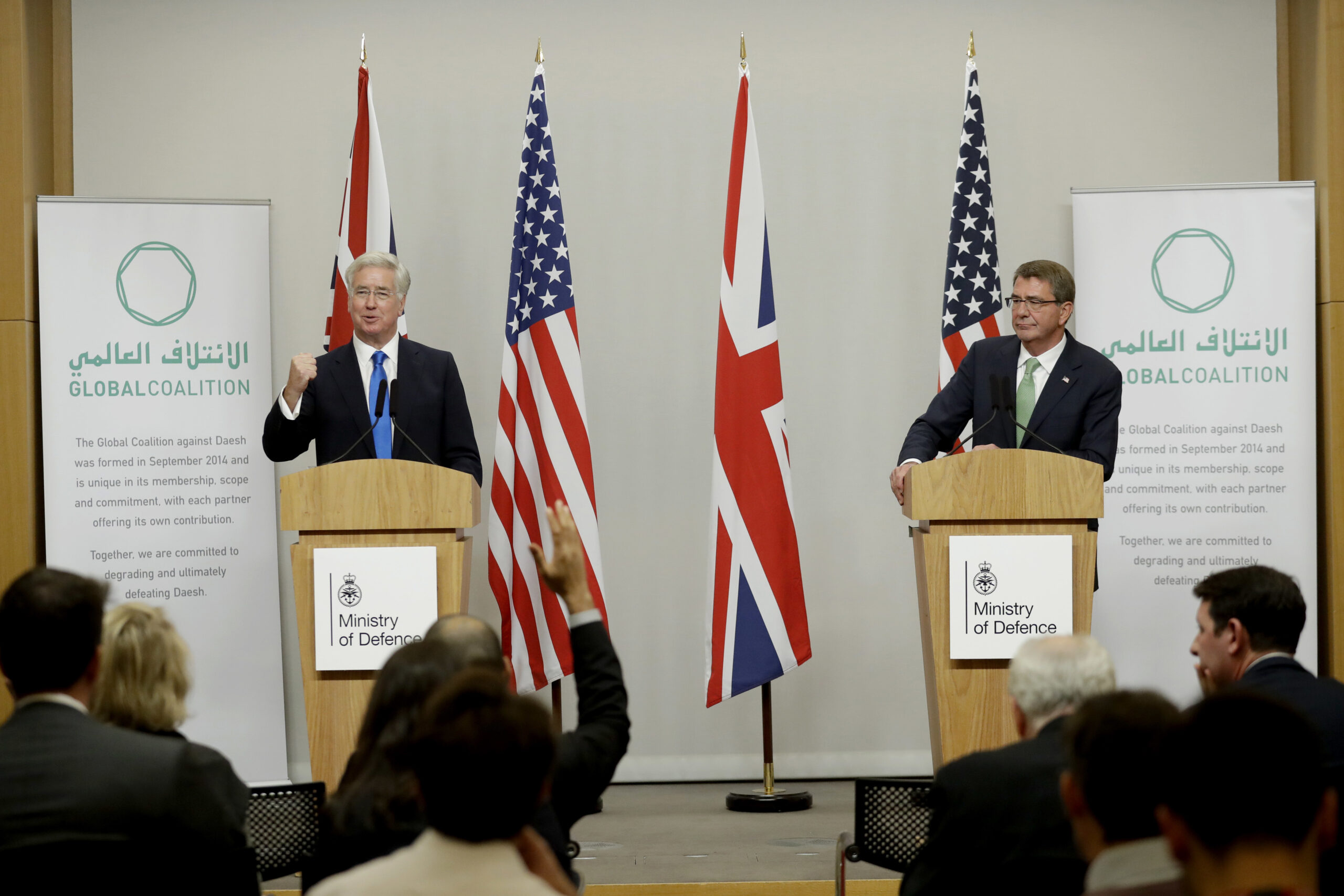 While Carter can’t reassure allies, Britain confident of Trump on anti-ISIS fight