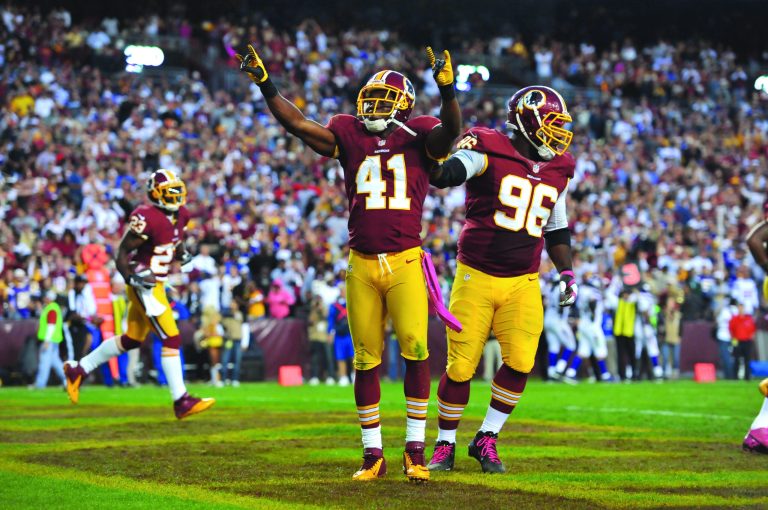 Larry French/Getty Images
Madieu Williams returned an interception 24 yards for a touchdown in the fourth quarter as the Redskins beat the Vikings on Sunday.