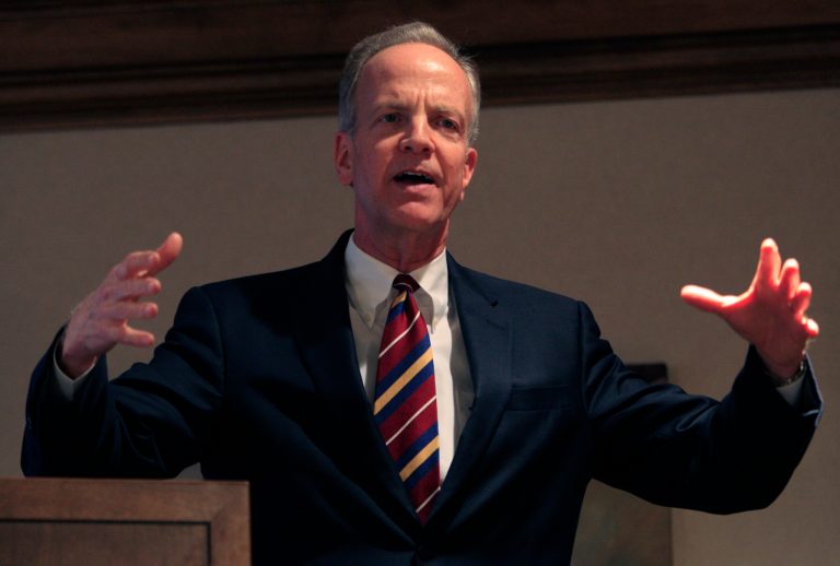 Sen. Jerry Moran, executive director of the National Republican Senatorial Committee, warned roughly 500 of the committee's top donors Monday that recent changes to the Senate's filibuster rules could hurt the economy and threaten energy and financial services sectors in particular.