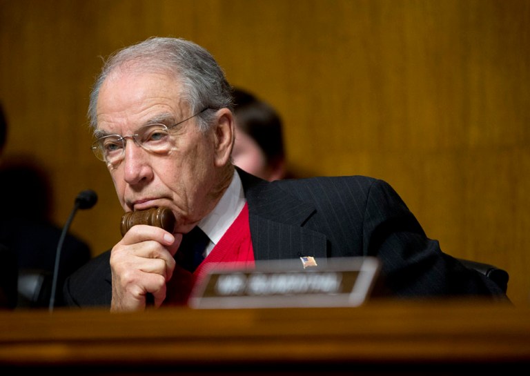 Sen. Chuck Grassley, R-Iowa, on Wednesday sent a letter to Secretary of State John Kerry accusing the State Department of trying to 