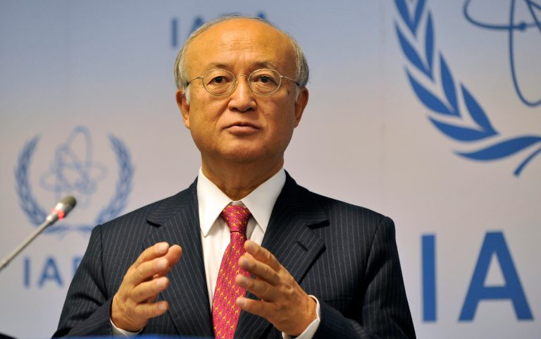 Yukiya Amano, the head of the International Atomic Energy Agency, has said that he will meet with the agency's board of governors on Jan. 24 to discuss the team's monitoring role in Iran. (AP File)