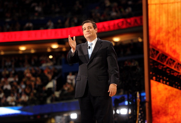Ted Cruz, Senate Republican nominee for Texas, speaks at the Republican National Convention on Tuesday. (Getty Images)