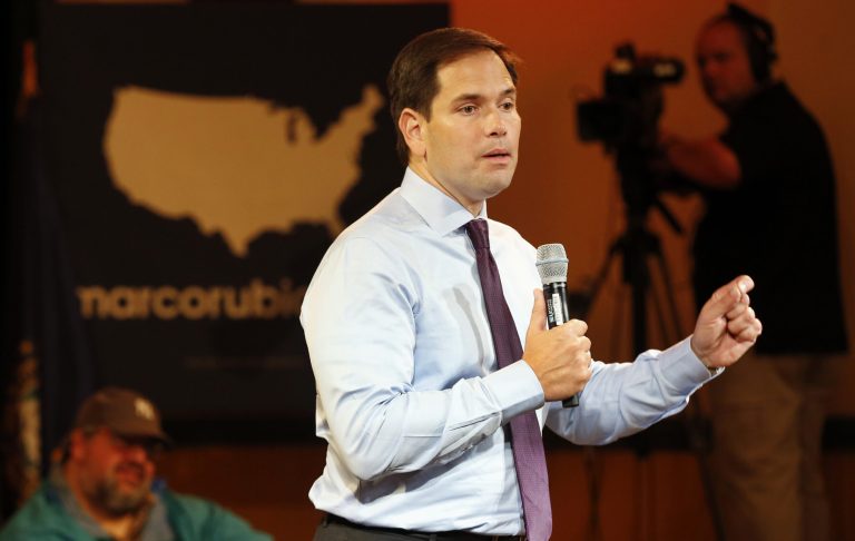 Rubio's statement makes him the first presidential contender to come out in support of Sen. Tom Cotton's legislation. (AP file photo/Jim Cole)