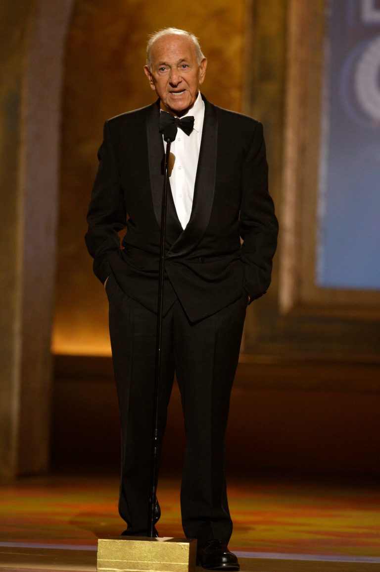   FILE - In this June 15, 2008 file photo, Jack Klugman speaks at the 62nd Annual Tony Awards in New York. Klugman, who made an art of gruffness in TV's 