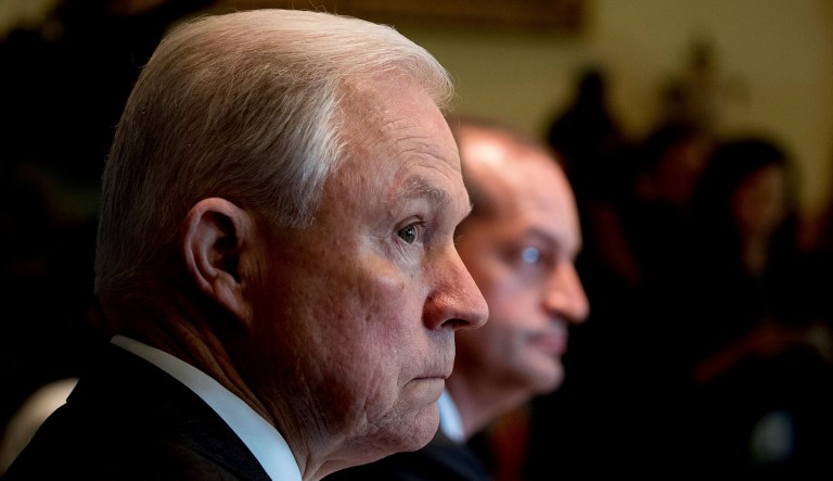 Duffy cannot understand the merciless bullying Trump has been giving to Attorney General Jeff Sessions. (AP Photo/Andrew Harnik)