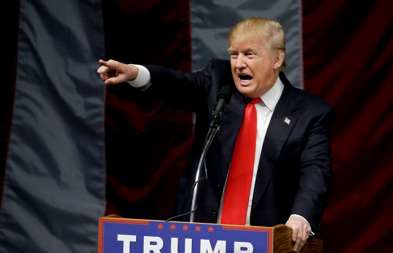 Donald Trump stepped up his attacks on the president following the Orlando attacks. (AP Photo/Chris Carlson, File)