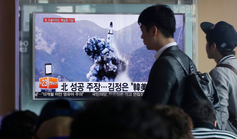 The U.S. may allow a North Korean missile test to take place in order to gather intelligence. (AP Photo/Ahn Young-joon)