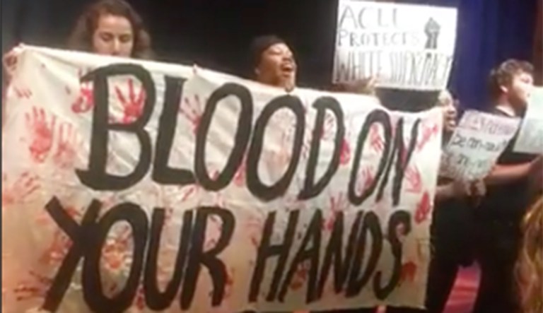 Left-wing students shouted down an ACLU leader visiting the College of William and Mary in Virginia last week, preventing a discussion about free speech.