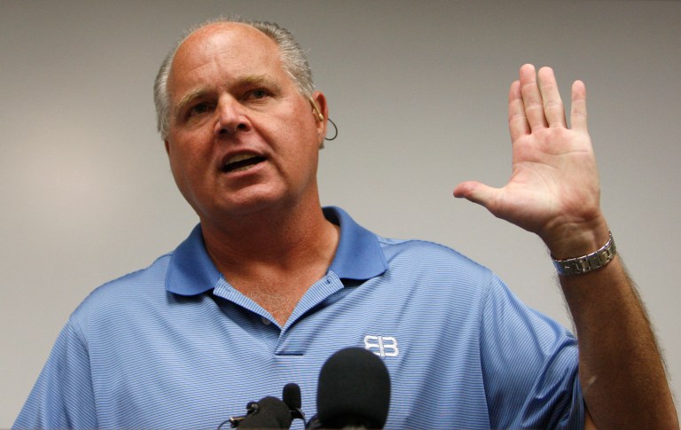 Rush Limbaugh said Monday he does not believe Donald Trump has flip-flopped on deporting the 11 or 12 million immigrants in the country illegally because he, Limbaugh, never took Trump's deportation proposal seriously in the first place. (AP Photo/Chris Carlson, File)