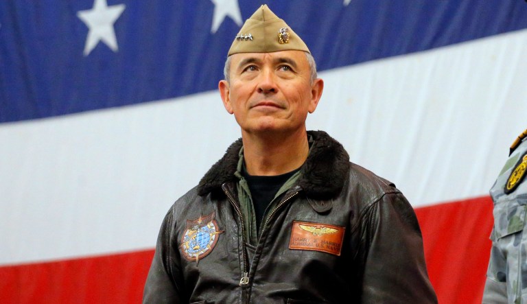 "I do think that he is after reunification under a single communist system, so he is after what his grandfather failed to do and his father failed to do," Adm. Harry Harris said. (Jason Reed/Pool Photo via AP)