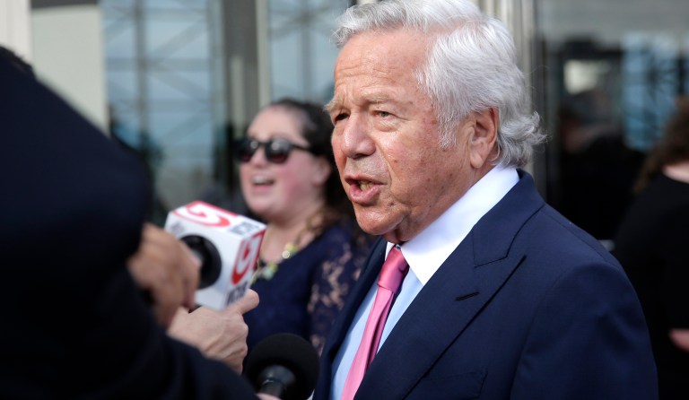 Kraft supported players' "right to peacefully affect social change and raise awareness in a manner that they feel is impactful," he added. (AP Photo/Steven Senne)