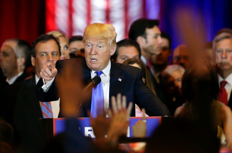 Conservative lawmakers praised Trump's campaign performance but questioned his conservative credentials. (AP Photo/Julie Jacobson)