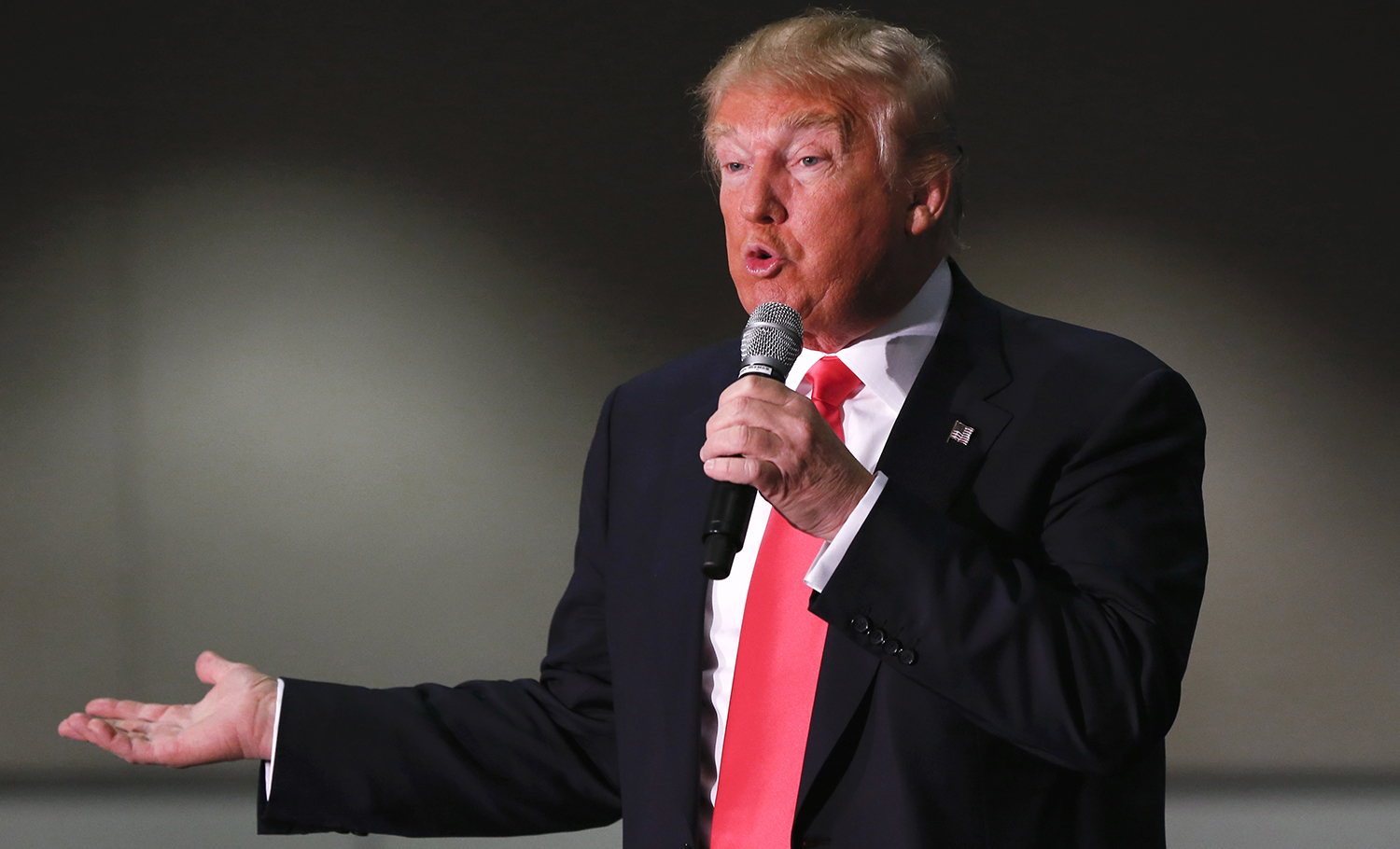Trump finds silver lining in new poll showing low approval rating