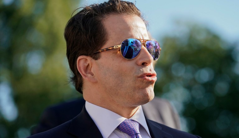 Scaramucci also threatened leakers. (AP Photo/Pablo Martinez Monsivais)