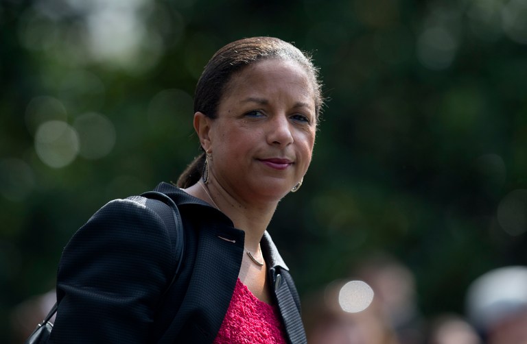 Former national security adviser Susan Rice said that the Trump administration's charges that British spies helped spy on Trump, and that his phones were tapped are not accurate, and could harm U.S. national security. (AP Photo/Carolyn Kaster, File)