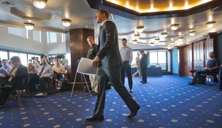 James O'Keefe, president of Project Veritas, has said President Trump personally asked him to look into former President Barack Obama's college records. (AP Photo/Pablo Martinez Monsivais)