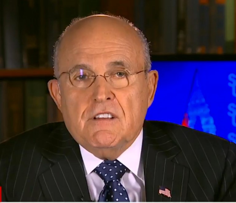 Giuliani Struggles to Explain Trump’s Taxes and Trump Attacks on Clinton Marriage