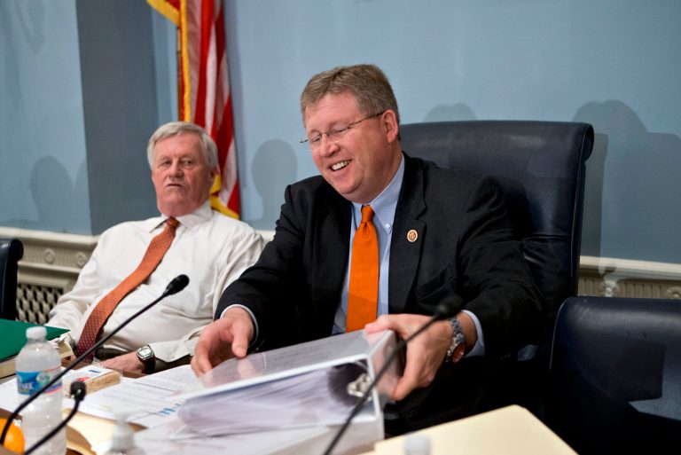 AP file 
House Agriculture Committee Chairman Rep. Frank Lucas, R-Okla., right, and the committee's ranking Democrat, Rep. Collin Peterson, D-Minn., both fear that there may not be another chance for a comprehensive farm bill this session.