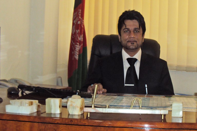 This Saturday, Dec. 14, 2013 photo provided by the Afghan Public Works Ministry, shows Deputy Minister of Public Works Ahmad Shah Wahid in his office in Kabul, Afghanistan. Gunmen abducted Wahid in Kabul on Tuesday, April 15, 2014 officials said, a grim reminder of the insecurity plaguing Afghanistan as most foreign troops prepare to withdraw from the country at the end of the year. Kidnappings for ransom by criminal gangs and abductions by Taliban insurgents are relatively common in Afghanistan, but Wahid is the highest-ranking government official abducted in years. (AP Photo/Afghan Public Works Ministry)