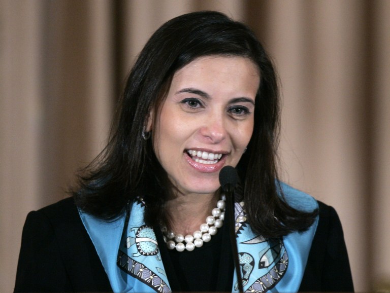 Trump has tapped Dina Habib Powell to be senior counselor of economic initiatives in the White House. (AP Photo/Charles Dharapak)