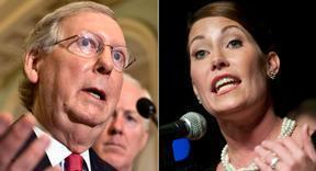 Sen. Minority Leader Mitch McConnell is expected to face Kentucky Secretary of State Alison Lundergan Grimes in the 2014 election. AP Photos