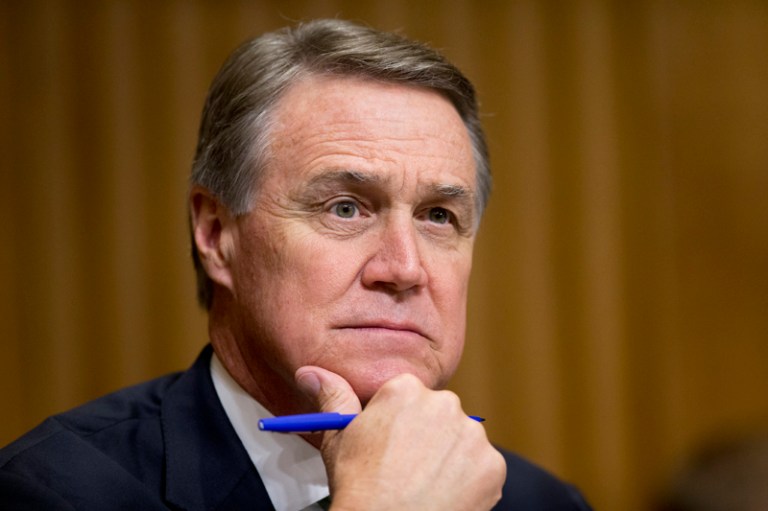 Sen. David Perdue, R-Ga., proposed legislation on Monday that would force the federal government to change the way it accounts for its spending. (AP Photo/Manuel Balce Ceneta)
