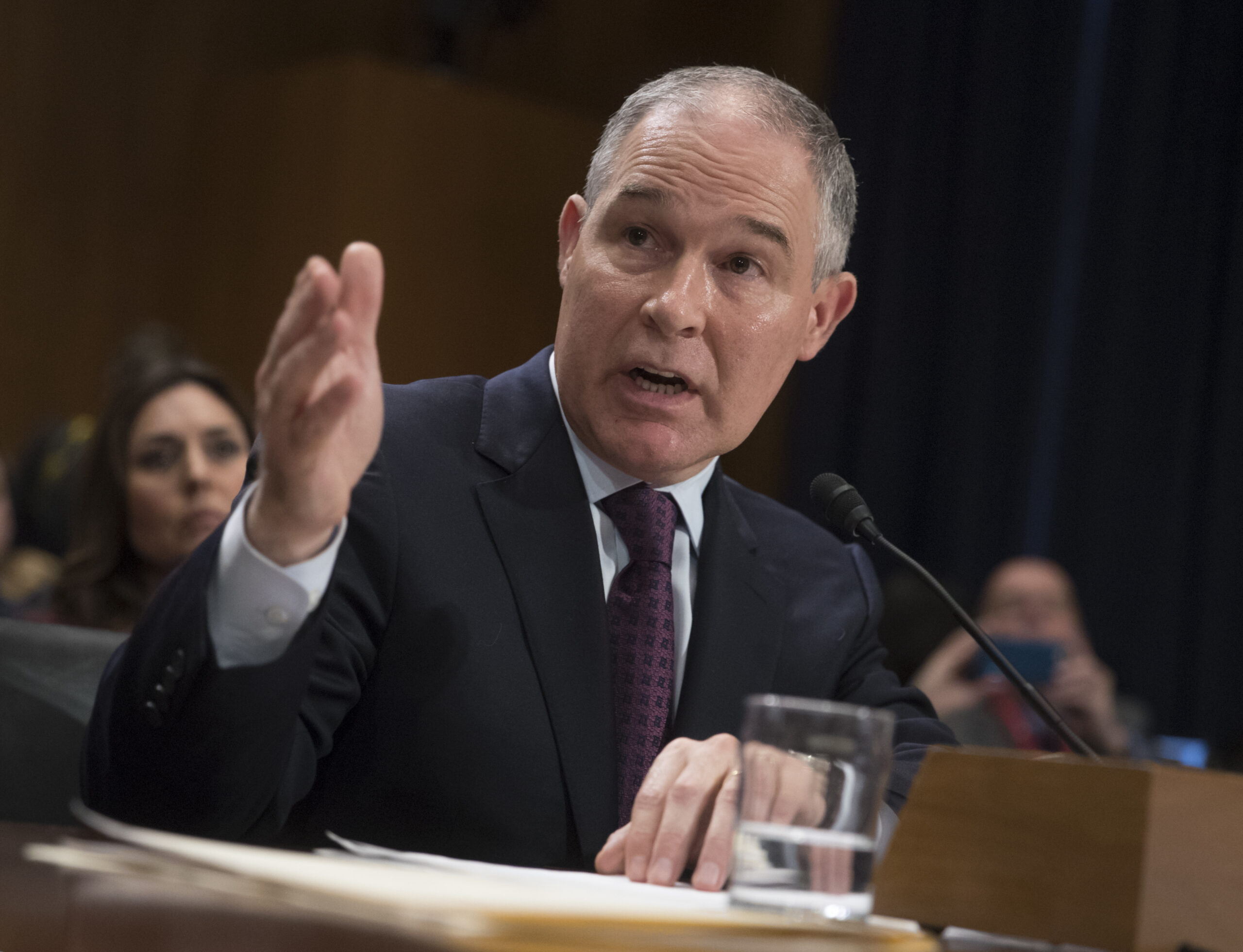 Hundreds of former feds protest Trump’s EPA pick