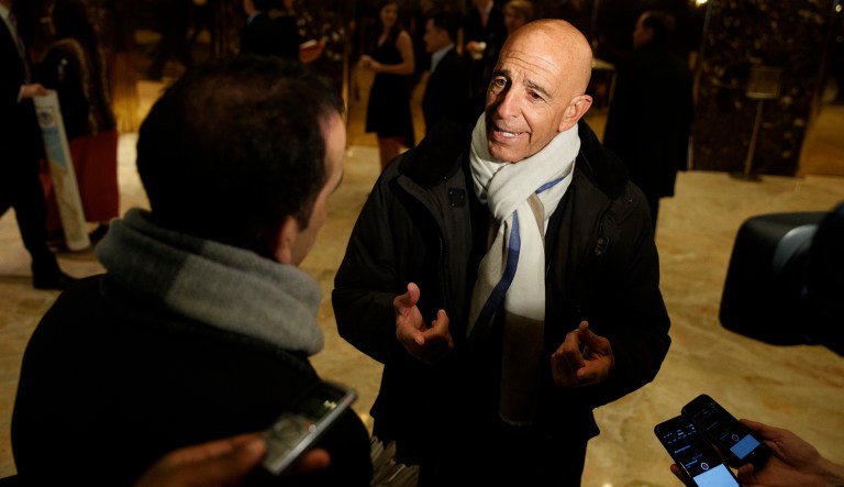 Thomas Barrack is executive chairman of Colony Capital, and previously served as the chairman of the Presidential Inaugural Committee. (AP Photo/Evan Vucci)