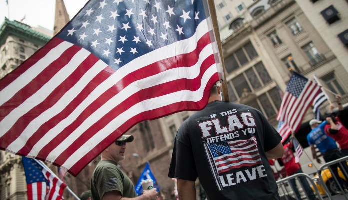 "Country first" conservatives make up only six percent of the politically engaged U.S. electorate. (AP Photo/Mary Altaffer)