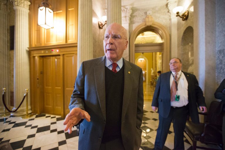 Senate Judiciary Chairman Patrick Leahy, D-Vt., said that lawmakers would review future aid to the Egyptian government as the situation became clearer. (AP File)
